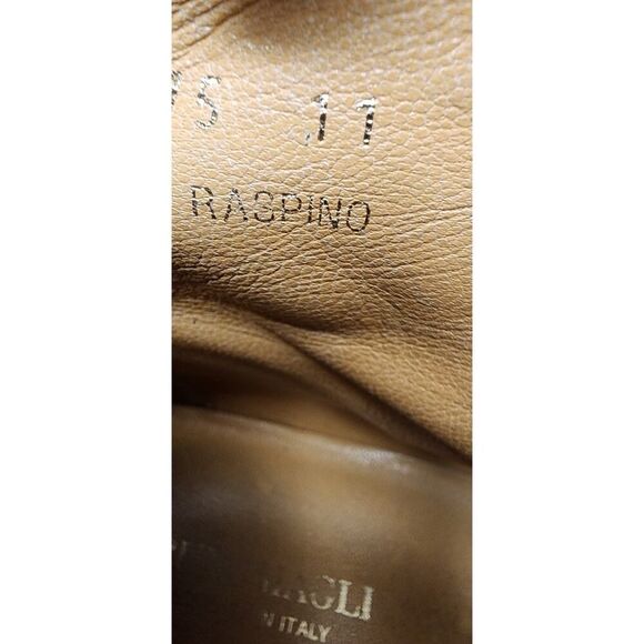 Bruno Magli M01575 Men's Raspino Black Leather Ankle Boots Size 11M - Picture 12 of 13